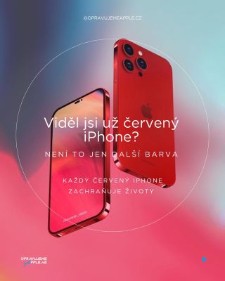 🔴 Znáš červený iPhone (PRODUCT)RED? Není to jen barva. Každý kousek pomáhá financovat programy na boj proti HIV/AIDS a...